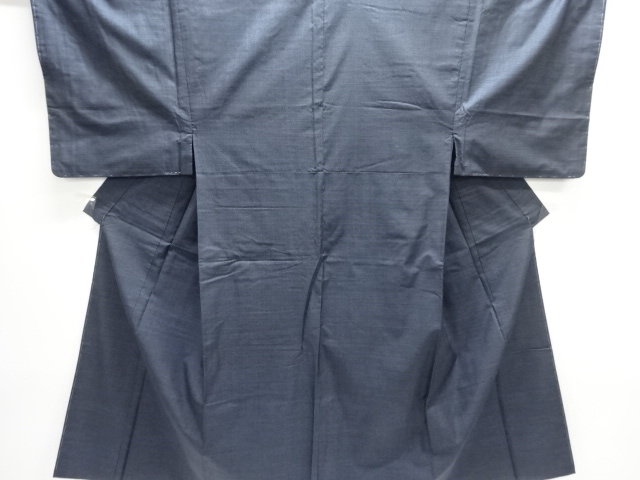 未使用品　本場泥大島紬100亀甲男物着物(キングサイズ)